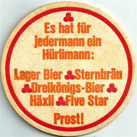 zrich zh-ch hrlimann rund 5b (215-es hat fr jedermann-rotorange)